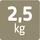 2.5 kg