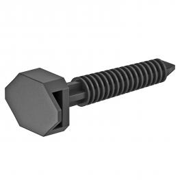 Full nylon plug for cable ties