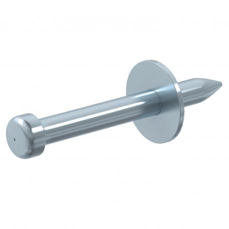 NK drive pin, zinc plated, ballistic point, 12 mm washer (KG018) pcs.