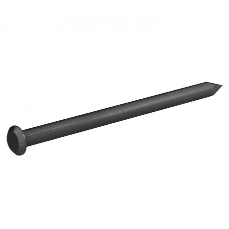 Steel nail, black, smooth, round head (KS004) pcs. 50 | 3