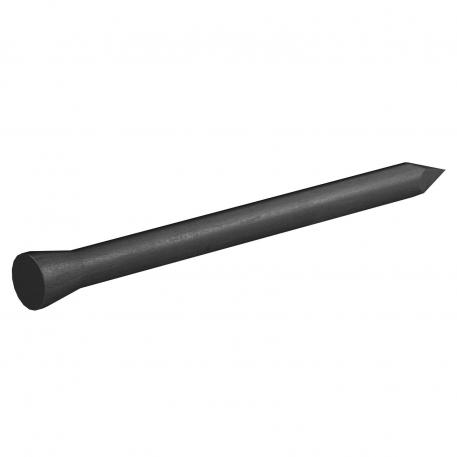 Steel nail, black, smooth, countersunk head (KS006) pcs. 60 | 3