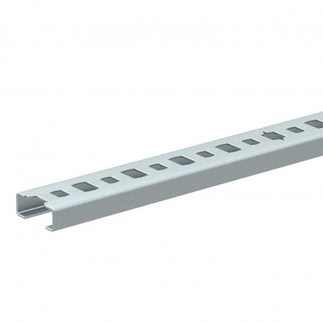 C profile rail, slot width 11 mm, with perforation, strip galvanised (MZ046) 2.000 | 8 | 0.75 | Long slot