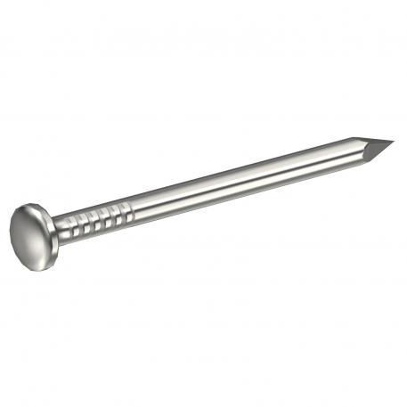 Stainless steel nail, smooth, round head A2 [AISI 304] (RV001) 2.1 | 40 | Rounded head